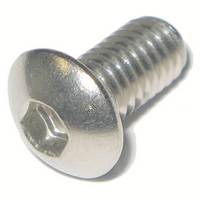 Screw - Hex - Button - 3/8 Inch - Stainless Steel