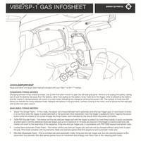 Smart Parts Vibe Gun Gases-Dwell-Fire Modes Infosheet Manual